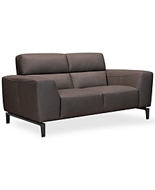 CLOSEOUT! Paxten 66" Leather Loveseat, Created for Macy's