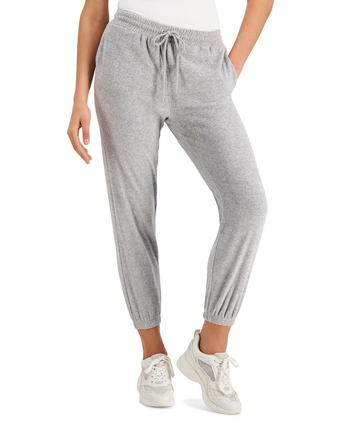 Vanilla Star Juniors' Velour Jogger Pants - Macy's