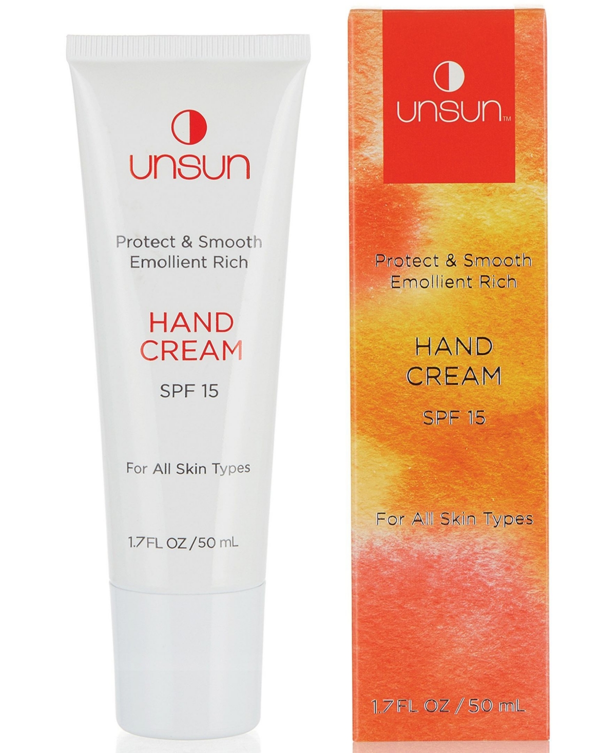 Unsun Rich Smooth Emollient Hand Cream, 1.7 oz - White