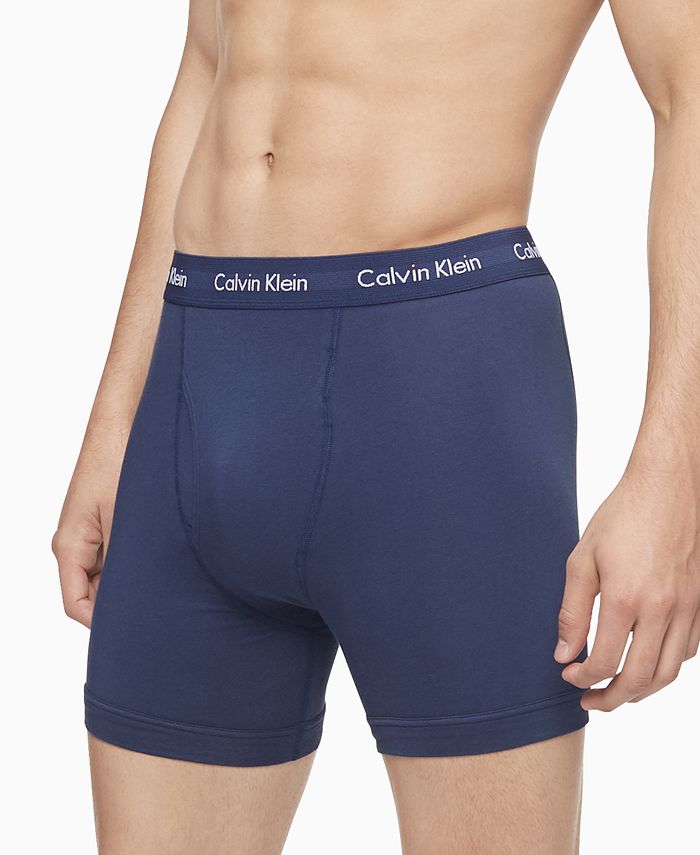 Calvin Klein Men's 3-Pack Cotton Stretch Boxer Briefs Underwear - Macy's