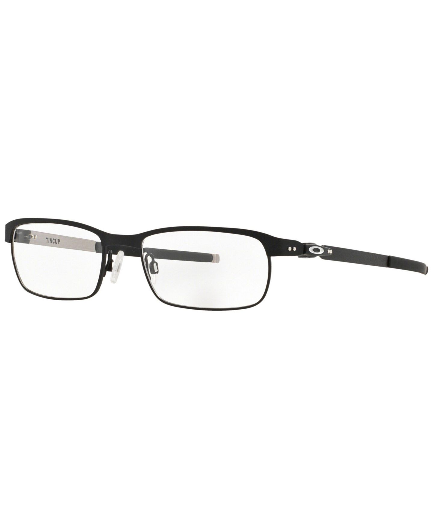 Мужские очки Celine Oakley Man Rectangle Metal OX3184 TinCup™ Eyeglasses, цвет: Чёрный — фото 1