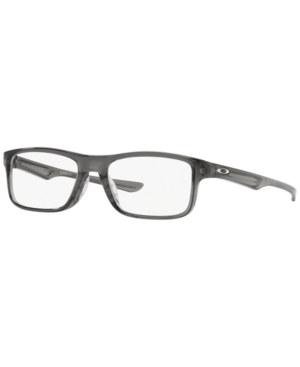 Oakley Ox8081 Unisex Rectangle Eyeglasses In Gray