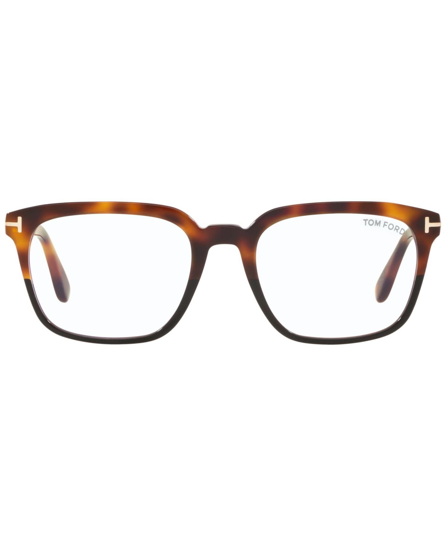 Мужские очки Tom Ford Man Square Plastic FT5626-B Eyeglasses, цвет: Тёмный гавана — фото 2
