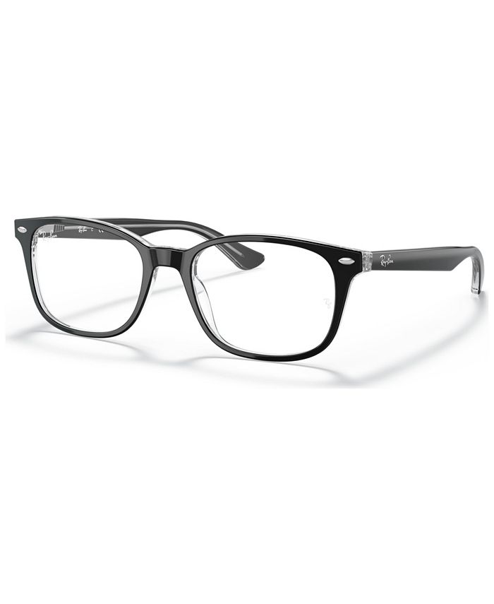 Ray-Ban RX5375 Unisex Square Eyeglasses - Macy's