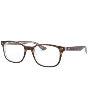 Ray Ban Ray-ban Rx5375 Unisex Square Eyeglasses In Havana