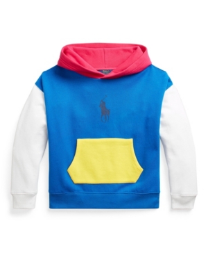 Big Girls Color-blocked Fleece Hooded Sweatshirt