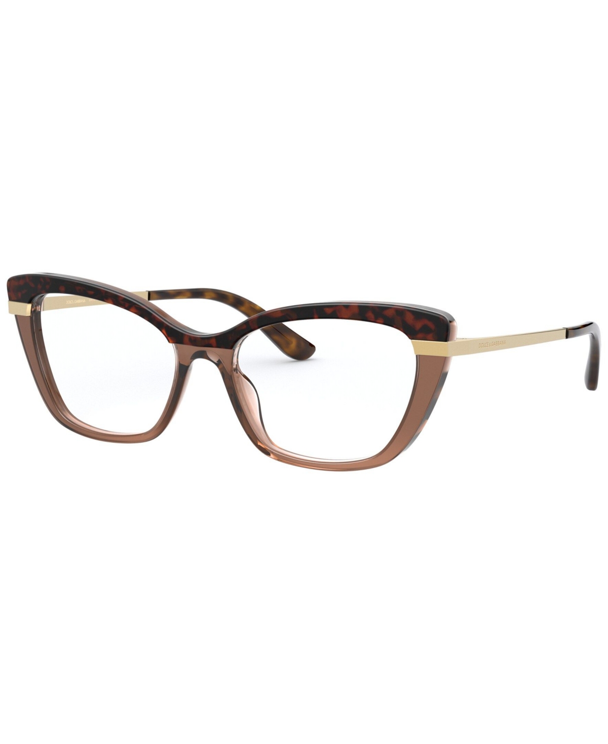 Dolce & Gabbana Dg3325 Women's Cat Eye Eyeglasses In Top Havana