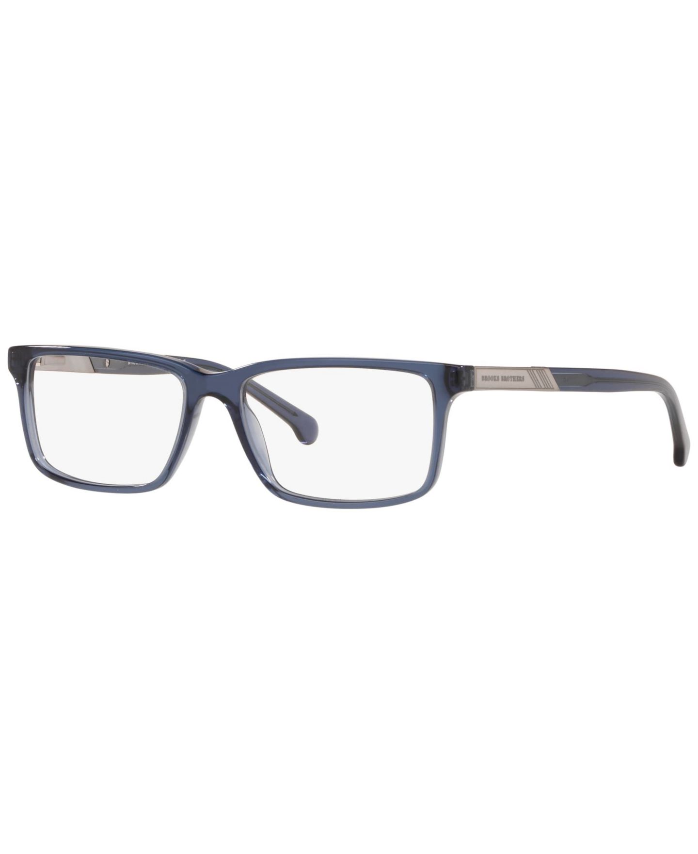 Мужские очки Brooks Brothers Man Rectangle Plastic BB2019 Eyeglasses, цвет: Синий — фото 1