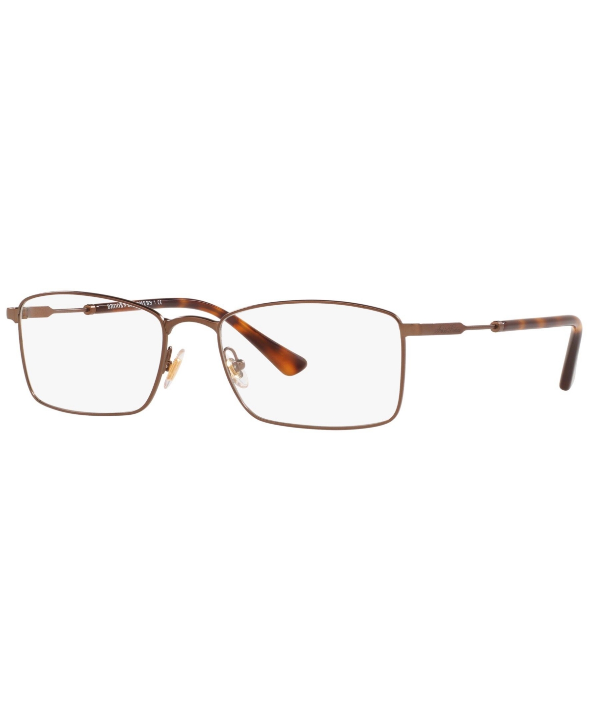 BB1073T Men's Rectangle Eyeglasses - Brown