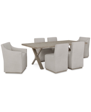 Furniture Highland Park 7pc Dining Set (table, 4 Side Chairs & 2 Arm Chairs)