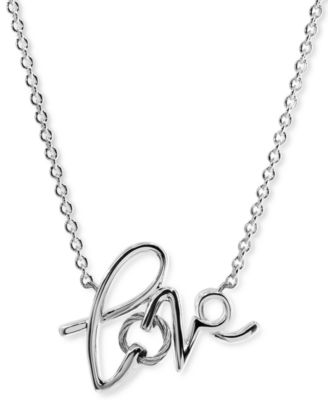 CHARRIOL - Love Cable Pendant Necklace in Sterling Silver & Stainless Steel, 15-3/4 + 2" extender