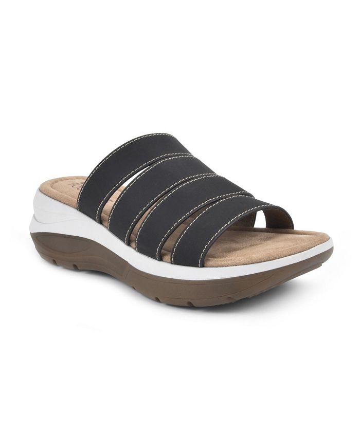 White Mountain Fascinate Women s Slide Sandals Macy s