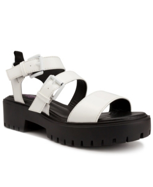 Sugar Women's Indigo Buckle Lug Sole Sandals Women's Shoes
