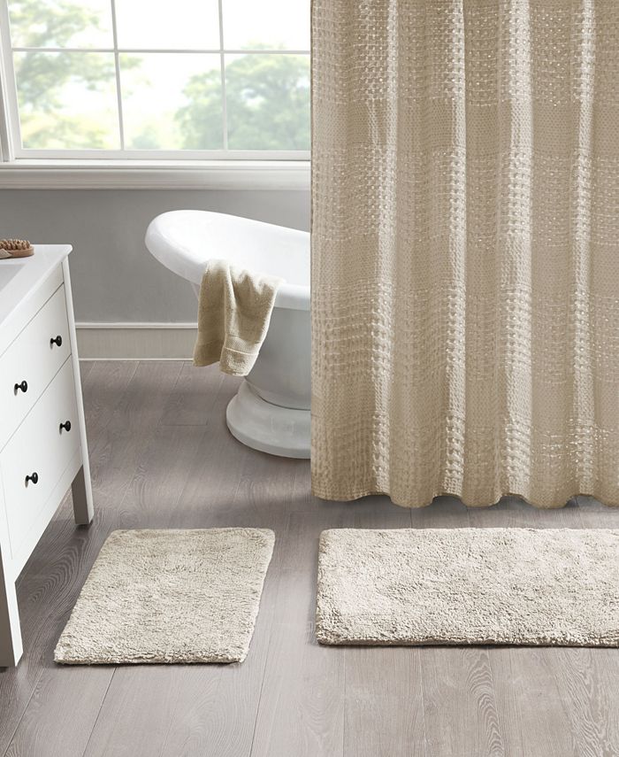 Madison Park Signature Ritzy Solid Tufted Bath Rug Set, 2 Piece Macy's