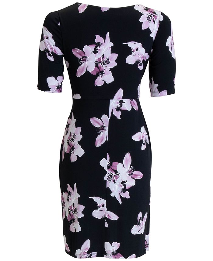 Connected Floral-Print Sheath Dress - Macy's