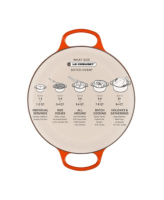 Caribbean Signature Enameled Cast Iron 5.5 Qt. Round Dutch Oven
