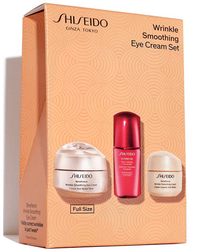 Shiseido 3Pc. Benefiance Wrinkle Smoothing Eye Cream Set Macy's