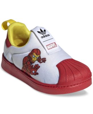 adidas Toddler Boys 360 Slip-On Marvel Iron Man Sneakers from Finish Line - Macy's
