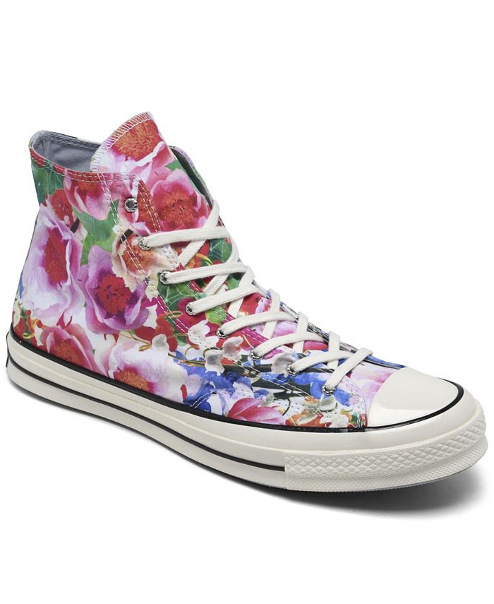 Converse Men's Chuck 70 Floral High Top Casual Sneakers from Finish ...