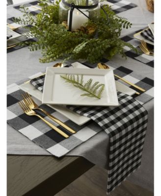 Reversible Gingham - Buffalo Check Placemat Set