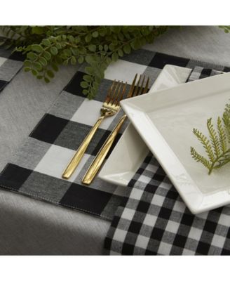 Reversible Gingham - Buffalo Check Placemat Set