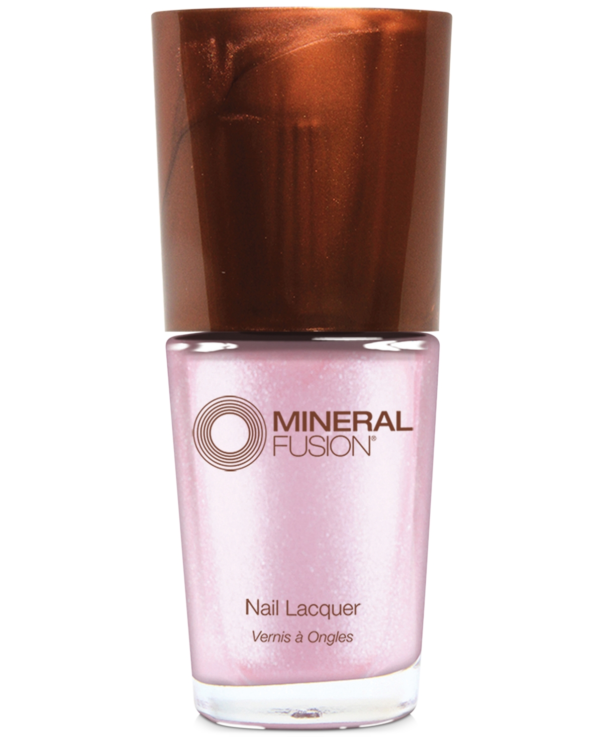 Mineral Fusion Nail Lacquer In Pink Crush (sheer Pink,glitter Finish)