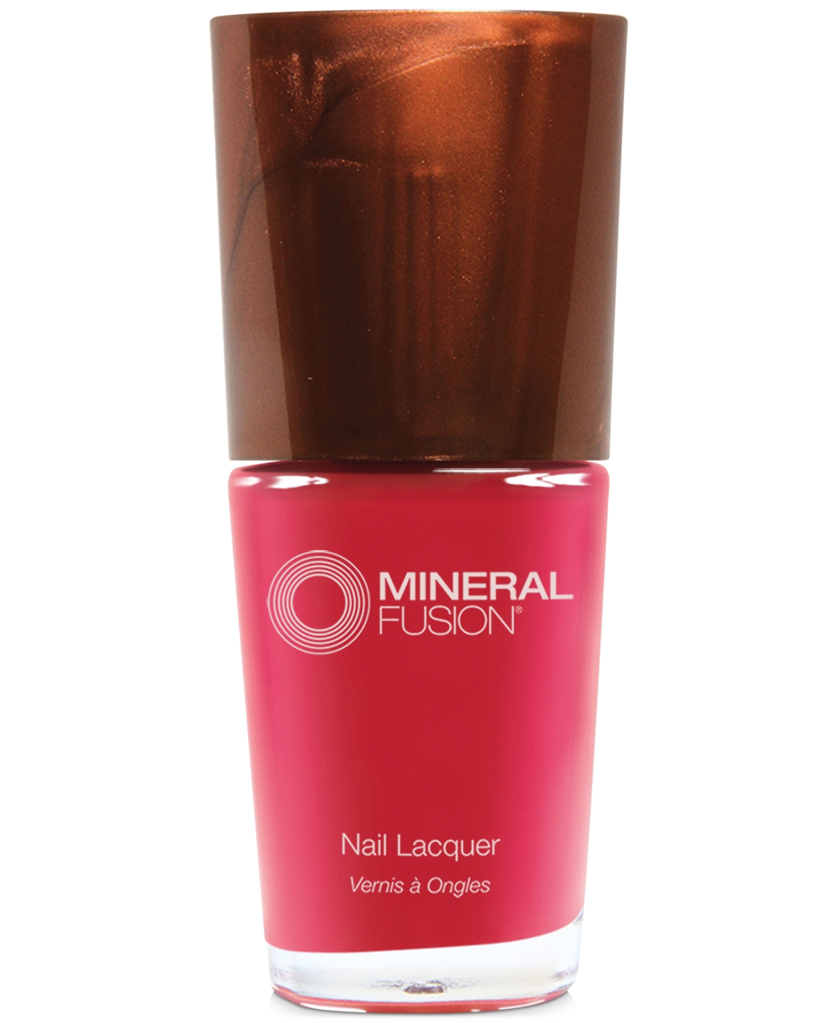 Mineral Fusion Nail Lacquer In Sunset Peak (bright Pink Orange,cream Fi