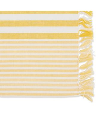 Stripes with Fringe Placemat, Set of 6