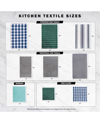 Island Tropics Pineapple Embellished Dishtowels, Set of 3