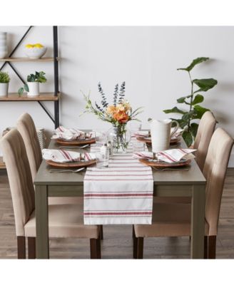 Zig Dobby Stripe Table Runner