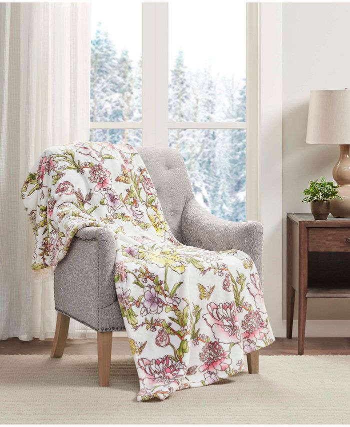 Macys charter hotsell club plush throw