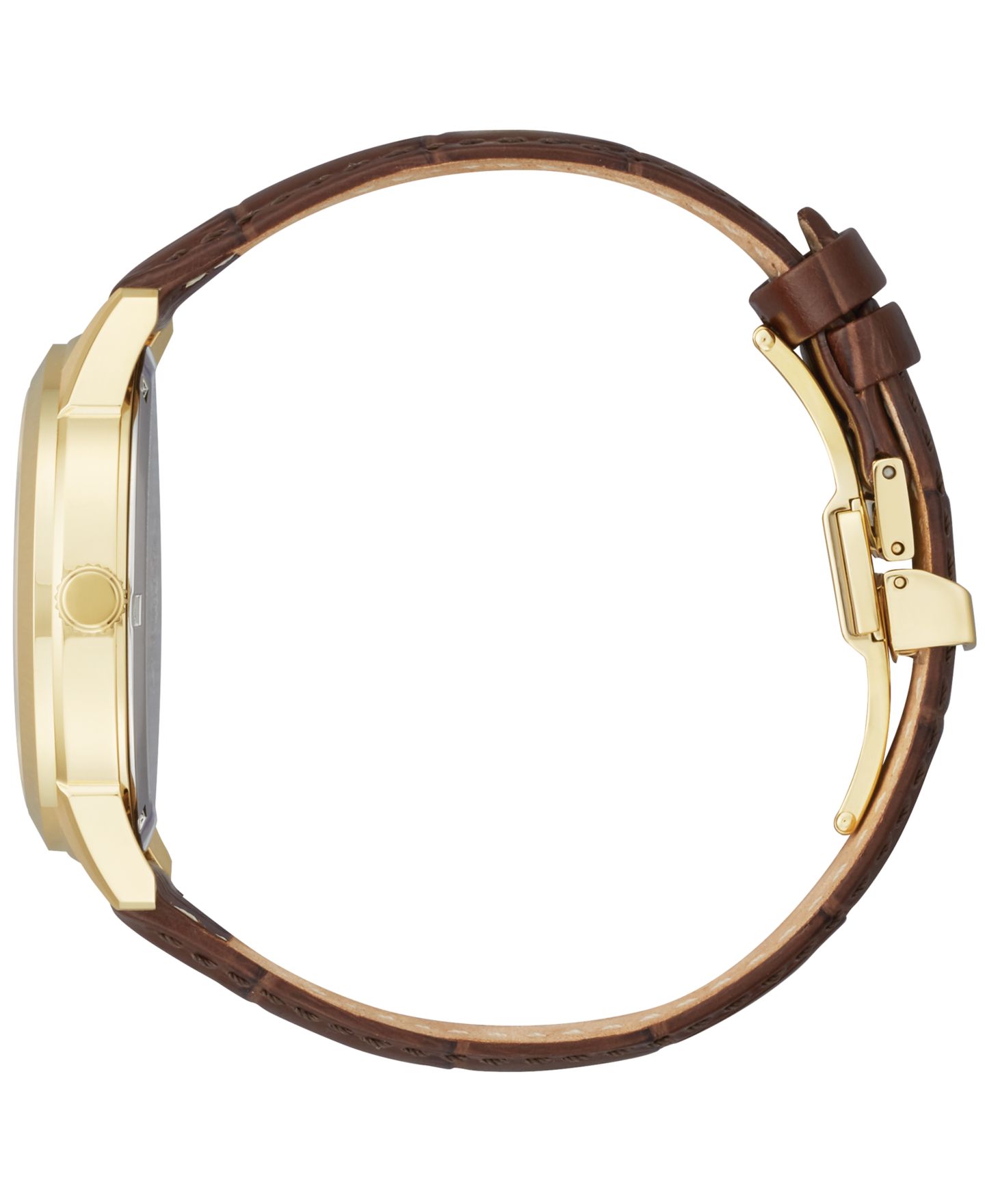 Мужские часы Citizen Eco-Drive Corso Brown Leather Strap Watch 40mm — фото 2