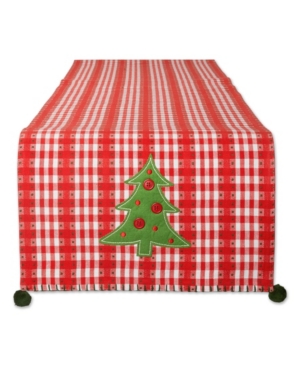 DESIGN IMPORTS KITCHEN AND TABLE TOP JOLLY TREE COLLECTION TABLE RUNNER, JOLLY TREE, 14" X 72"