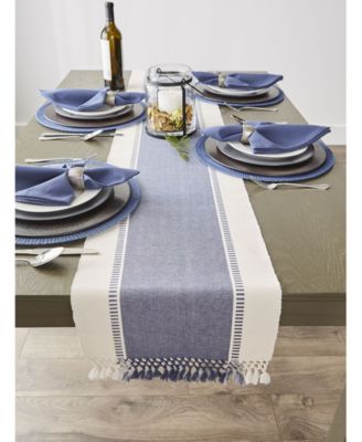 Dobby Stripe Table Runner, 13" x 108"