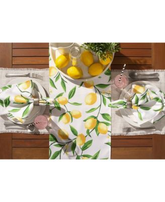 Lemon Bliss Print Outdoor Napkin, Set of 6