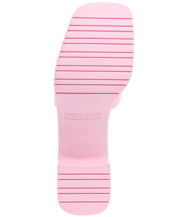 steve madden jelly block heel sandals
