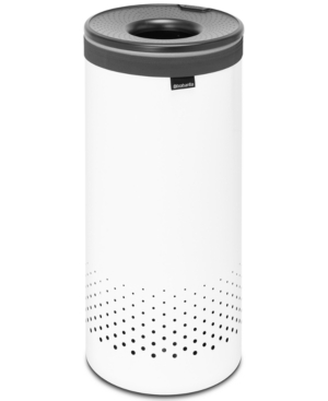 Brabantia 9.2-gallon Laundry Hamper With Lid In White