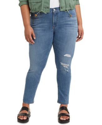 macy's levi's plus size