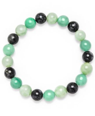 Macy's - Dyed Multicolor Jade Stretch Bracelet