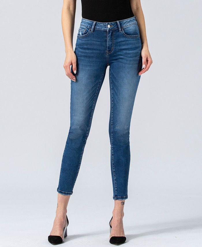 VERVET Women's Mid Rise Ankle Skinny Jeans & Reviews - Jeans - Juniors - Macy's