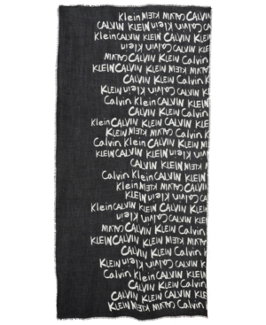 Calvin Klein Oversized Graffiti Logo Calvin Wrap