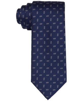 Calvin Klein - Men's Slim Open Dotted Geo Tie