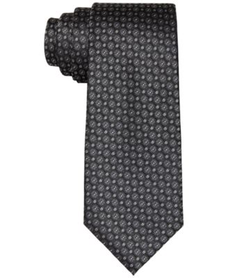 Calvin Klein - Men's Slim Floral Neat Tie
