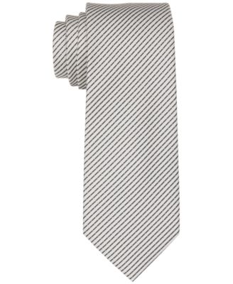 Calvin Klein - Men's Slim Rail Stripe Tie