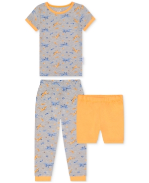 Max & Olivia Toddler Boys 2-Piece Airplane-Print Pajama Set with Shorts