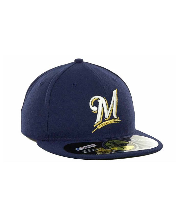 New Era Milwaukee Brewers Authentic Collection 59FIFTY Hat - Macy's