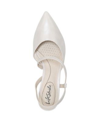 Women's Minimalist Pointed Toe Slingback Pumps