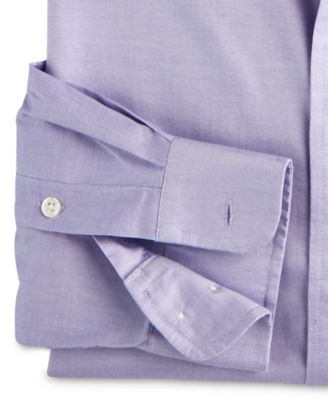 Men's Regular Fit Pinpoint Dress Shirt, Created for Macy's