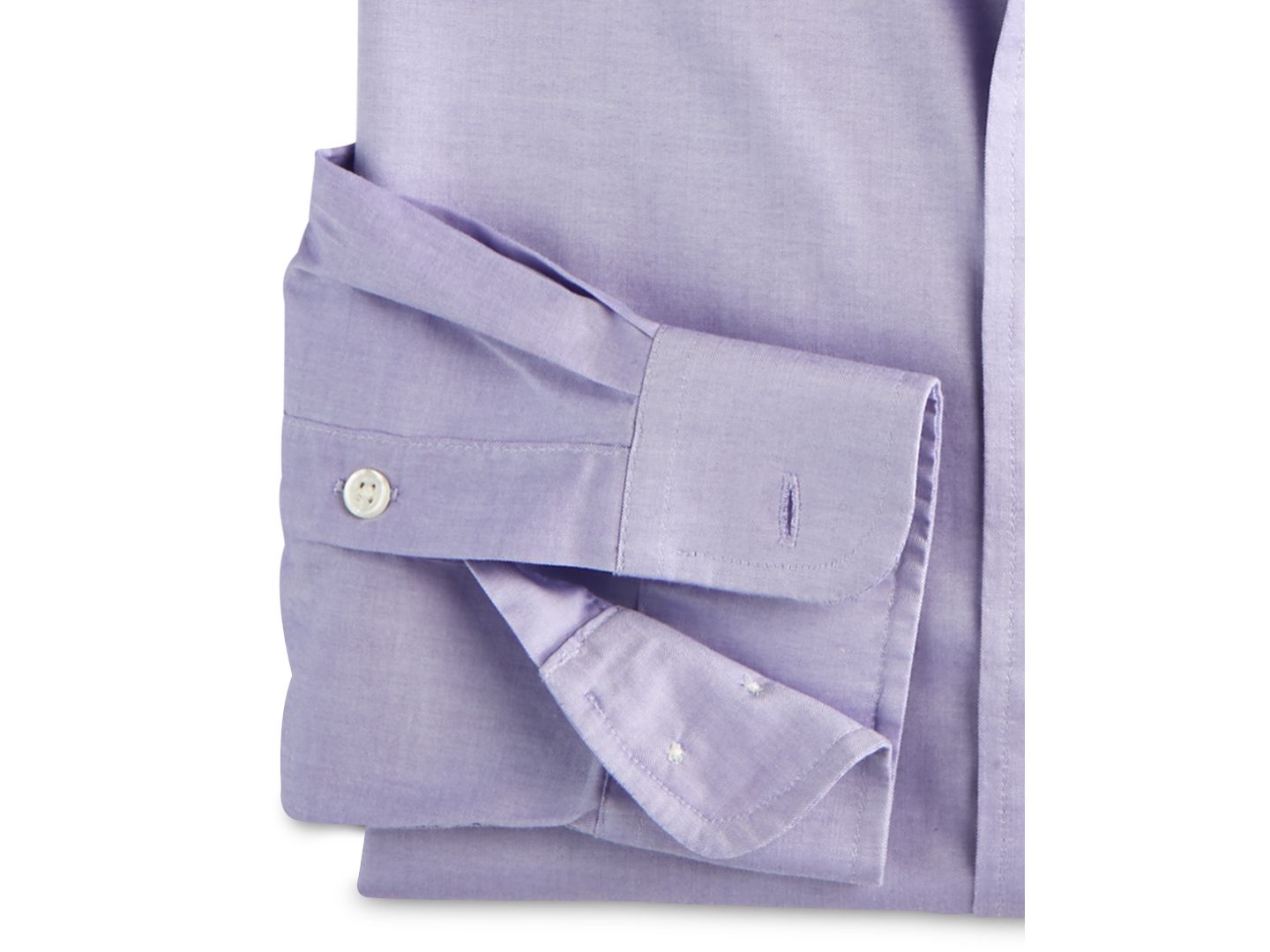 Мужская рубашка Club Room Regular Fit Pinpoint Dress Shirt, цвет: Лавандовый — фото 5