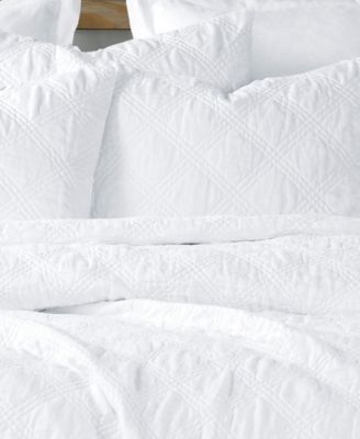 Home Washed Linen Quilted Sham, King